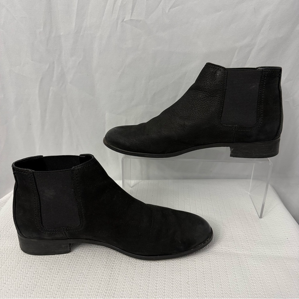 Frye Mallory Chelsea Black Leather Boots - Picture 8 of 9